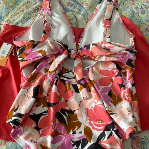 Jantzen and Kona Sol Swimsuit Bundle One Piece with Swim skirt  Large - Picture 4 of 10